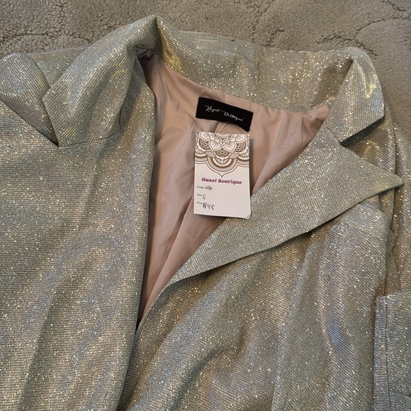 GLITTER BLAZER MATCHING SET - Picture 5 of 6